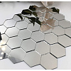 Glass Mosaic Mirror Tiles DIY-WH0181-03-1
