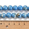 Assembled Synthetic Stone and Trochus Shell Beads Strands G-B128-08D-08-4