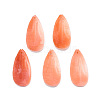 Natural Red Trochus Shell Pendants SSHEL-N032-43-3