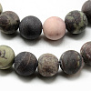 Natural Ocean Jasper Bead Strands X-G-Q462-71-8mm-2