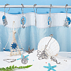 AHADERMAKER 10Pcs Iron Shower Curtain Rings DIY-GA0003-84-5