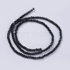 Opaque Solid Color Glass Bead Strands GLAA-F076-A14-2