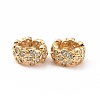 Brass Micro Pave Cubic Zirconia Spacer Beads KK-A181-VF435-2-1