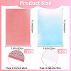 CRASPIRE 2 Sheets Glitter Acrylic Sheet DIY-CP0007-51-2