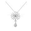 SHEGRACE Rhodium Plated 925 Sterling Silver Pendant Necklace JN574A-1