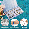  585Pcs 15 Styles CCB Plastic Beads CCB-TA0001-04-4