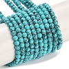 Synthetic Turquoise Beads Strands G-U004-02B-1