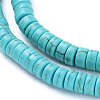 Synthetic Turquoise Beads Strands X-TURQ-G110-4x2mm-09-3