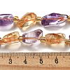 Natural Citrine & Amethyst Beads Strands G-H074-C01-01-5