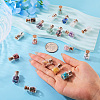 Natural & Synthetic Gemstone Chip Beads Glass Bottles G-KS0001-02-7