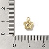 Brass Micro Pave Cubic Zirconia Pendants KK-K371-03G-3