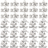 100Pcs 2 Styles Alloy Pendants FIND-SC0021-89AS-1