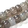 Natural Grey Agate Beads Strands G-G142-A16-01-2