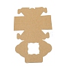 Square Kraft Paper Candy Boxes CON-WH0081-25-2