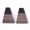 Resin & Walnut Wood Pendants RESI-S358-52J-2