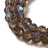 Electroplate Transparent Glass Beads Strands LS-EGLA-A035-T4mm-L16-3