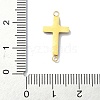 Ion Plating(IP) 304 Stainless Steel Crystal Rhinestone Connector Charms X-STAS-Z065-02G-02-3