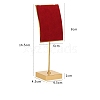 Velvet & Metal Single Necklace Display Riser Stands PW-WG94442-14-2