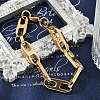 304 Stainless Steel Mariner Link Chain Bracelets for Women Men BJEW-F488-32G-3