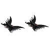 Butterfly with Eye Plastic Alligator Hair Clips PHAR-M015-04-2