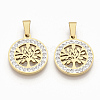 201 Stainless Steel Pendants STAS-N089-45G-1