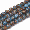 Natural Chalcedony Beads Strands X-G-S333-6mm-014C-1