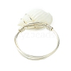 Natural Spiral Shell Finger Rings RJEW-TA00172-01-5