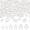 60Pcs 3 Styles Polished Shell Pearl Beads Strands BSHE-NB0001-38-1