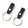 PU Leather Keychain with Iron Belt Loop Clip for Keys PW23082599432-1