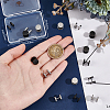 16Pcs 2 Colors Flat Round 304 Stainless Steel Barbell Cartilage Earrings EJEW-BBC0001-63-3
