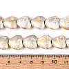 Spray Painted Synthetic Turquoise Beads Strands G-N352-28A-01-4
