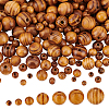 Olycraft 700Pcs 7 Styles Round Natural Wood Beads WOOD-OC0003-67-1