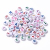 Opaque White Acrylic Beads MACR-N012-01-2