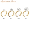 Brass Cuff Finger Ring Settings LS-KK-L219-15A-G-4