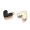 Rack Plating Alloy Enamel Charms ENAM-N056-343G-A-2