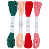 4 Skeins 4 Colors 6-Ply Cotton Embroidery Floss EMBR-WH20001-003B-1