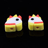 Handmade Polymer Clay Beads CLAY-N008-021F-3