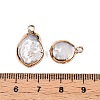 Electroplated Natural Keshi Pearl Teardrop Pendants PEAR-S018-02K-01-3