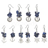 Alloy Dangle Earrings with 304 Stainless Steel Pins EJEW-JE05363-1