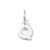 925 Sterling Silver Letter Charms LS-STER-C012-01S-Q-1