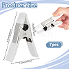 Iron Heavy Duty Spring Clamps for Backdrop Stands AJEW-WH0270-811A-2