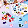 36Pcs 36 Colors Paw Print Computerized Embroidery Cloth Iron on Patches PATC-TAC0001-08-6