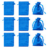 10Pcs Brocade Good Luck Fortune Drawstring Gift Blessing Bags PAAG-TADJ0001-01B-1