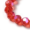 Electroplate Transparent Glass Beads Strands LS-EGLA-A035-T8mm-L01-3