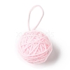 Yarn Knitted Christmas Ball Ornaments AJEW-P106-01C-2