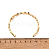 304 Stainless Steel Rhinestone Cuff Bangles for Women BJEW-L610-23G-5