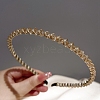 Glass Beaded Hair Bands PW-WG78237-01-1