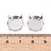 201 Stainless Steel Sew on Prong Settings STAS-T032-01-14mm-P-3