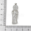Brass Micro Pave Cubic Zirconia Pendants KK-R230-12P-3
