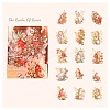 30Pcs Fairy Laser PET Waterproof Self Adhesive Decorative Sticker Pack for Journal DIY Decoration PW-WG53085-04-1